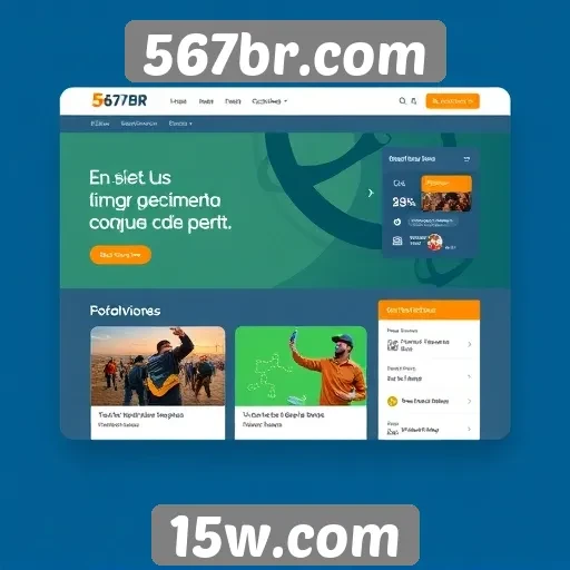 Interface do usuário do 567br.com é intuitiva e acessível